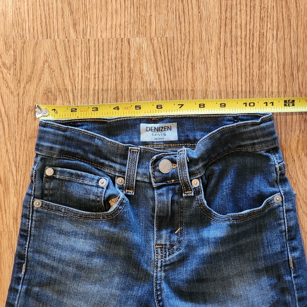 Levi's Denizen Skinny Fit Dark Wash Jeans Size 10 - Picture 14 of 15
